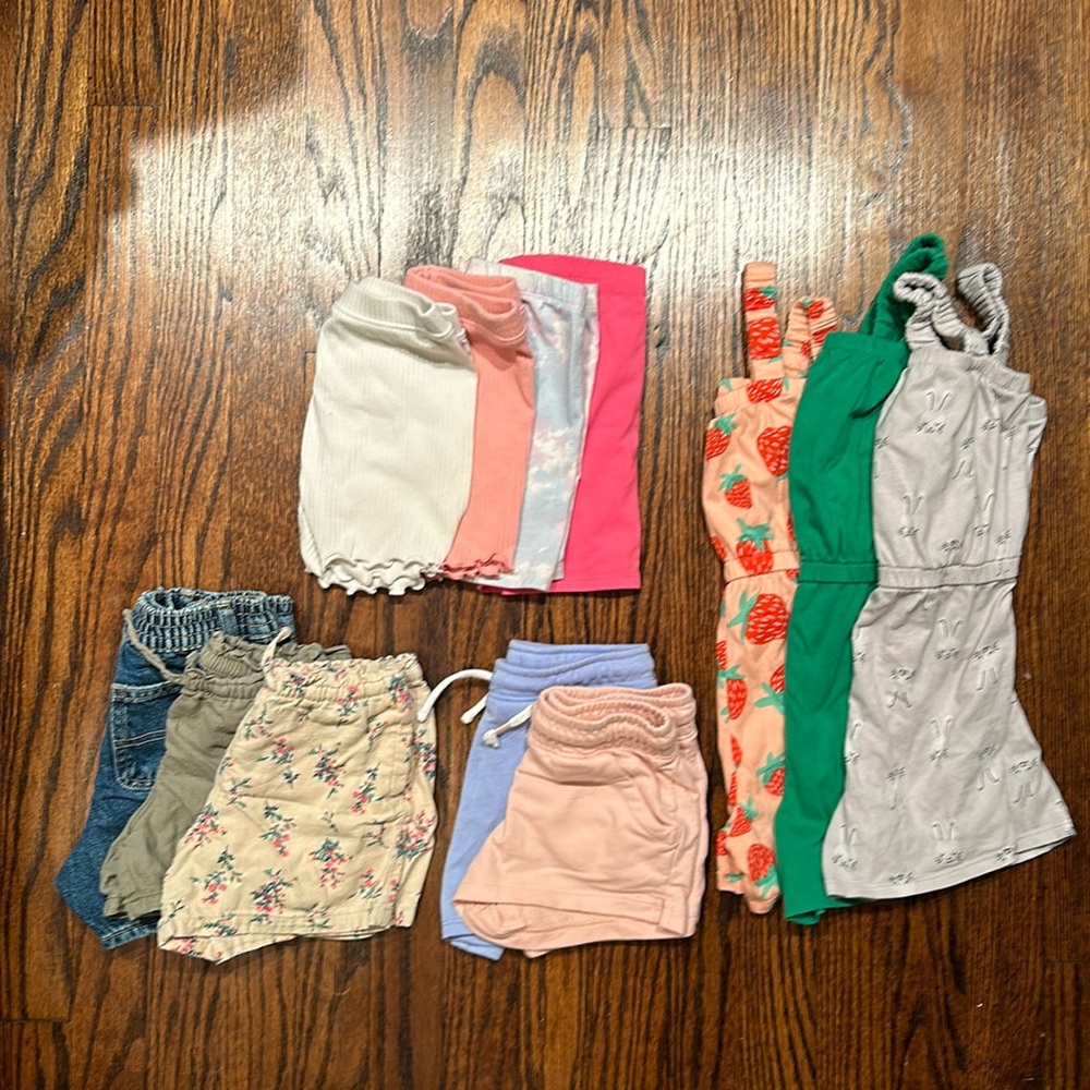 PACKAGE DEAL! 9 shorts + 3 rompers